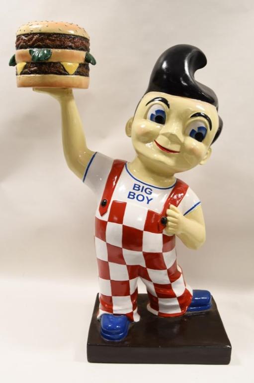 43" Tall Big Boy Fiberglass Advertising Statue (1 of 5)