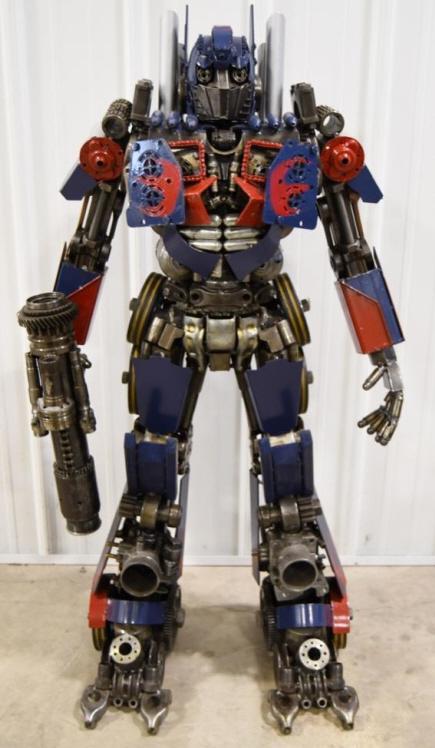 Transformers Optimus Prime Industrial Art Statue (1 of 7)