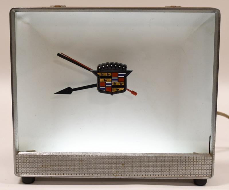 Vintage Cadillac Lighted Advertising Clock (1 of 9)