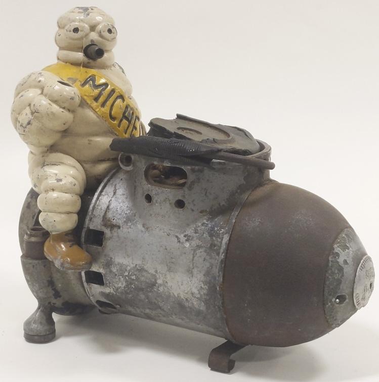 Early Michelin Man Bibendum Air Compressor (1 of 10)