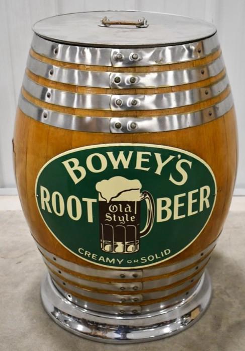 Vtg Bowey's Root Beer Barrel Fountain Dispenser (1 of 10)