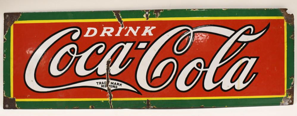 Early SSP Drink Coca-Cola Advertising Sign (1 of 5)