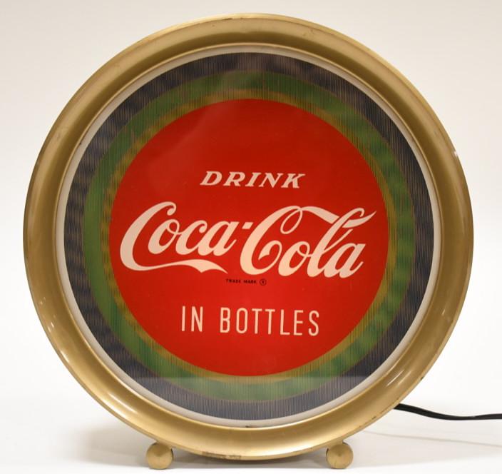 Vintage Coca-Cola Lighted Illusion Countertop Sign (1 of 5)