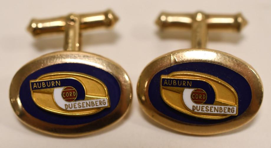 Set Of Vintage Auburn Cord Duesenberg Cufflinks (1 of 3)