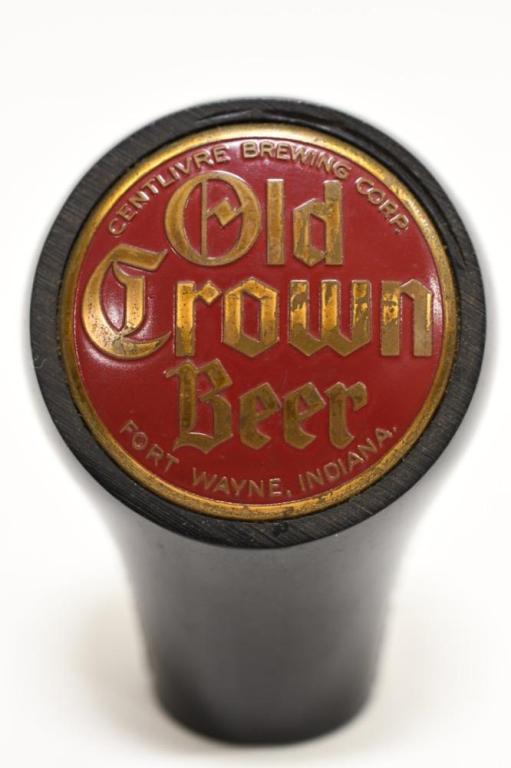 Early Old Crown Beer Fort Wayne Beer Tap Ball Knob (1 of 5)