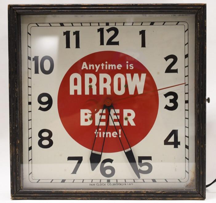 Early Arrow Beer PAM Advertising Clock (1 of 6)