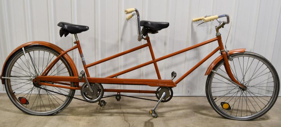 Vintage tandem bicycle hotsell