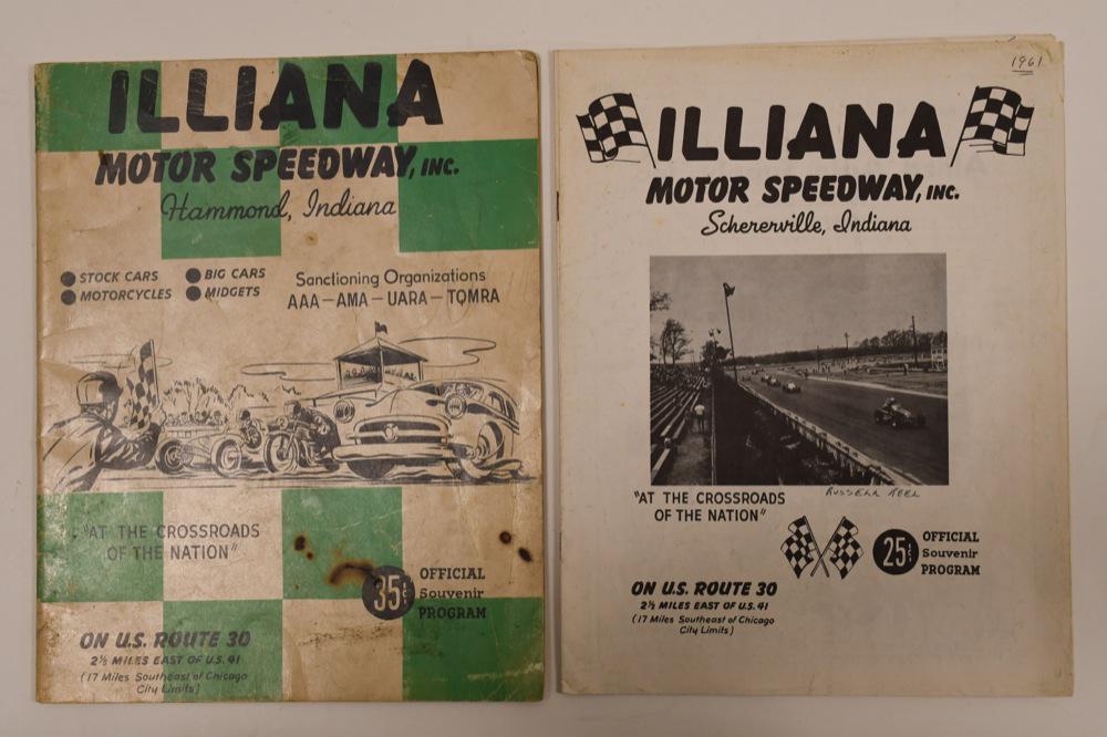 (2) Vintage Illiana Motor Speedway Programs (1 of 5)