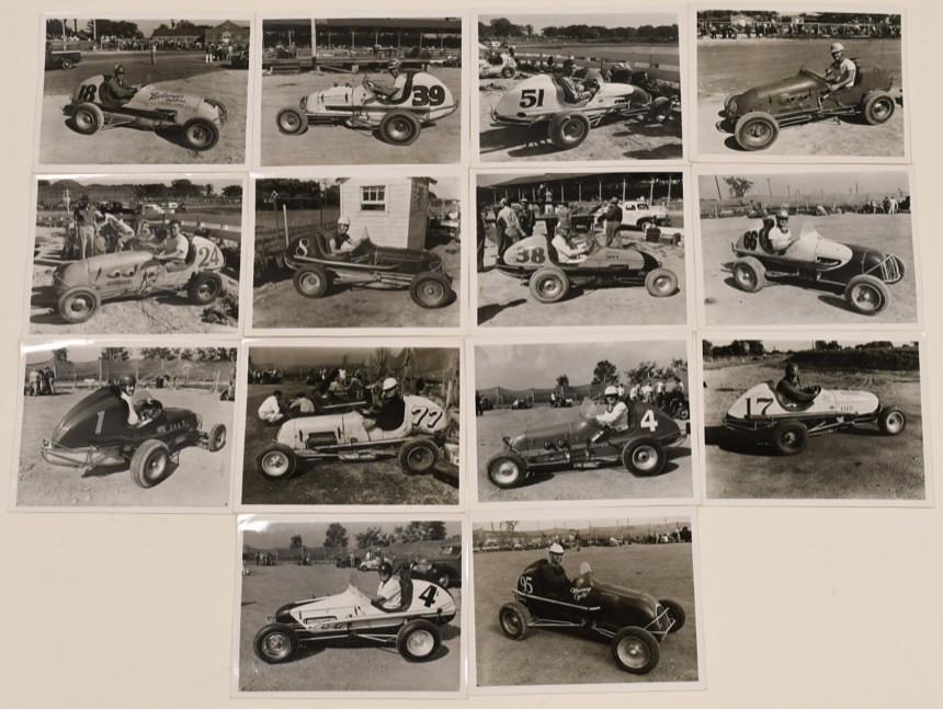 Early Midget Racing Original Photograph Lot (1 of 7)