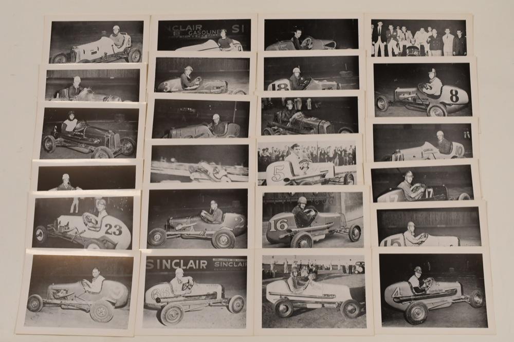 Vintage Promotional Midget Racing Photo Card Lot (1 of 9)