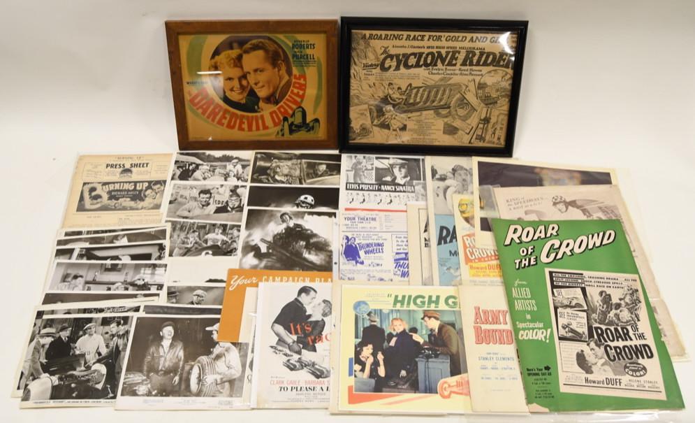 Vintage Automotive Race Related Movie Promo Items (1 of 14)
