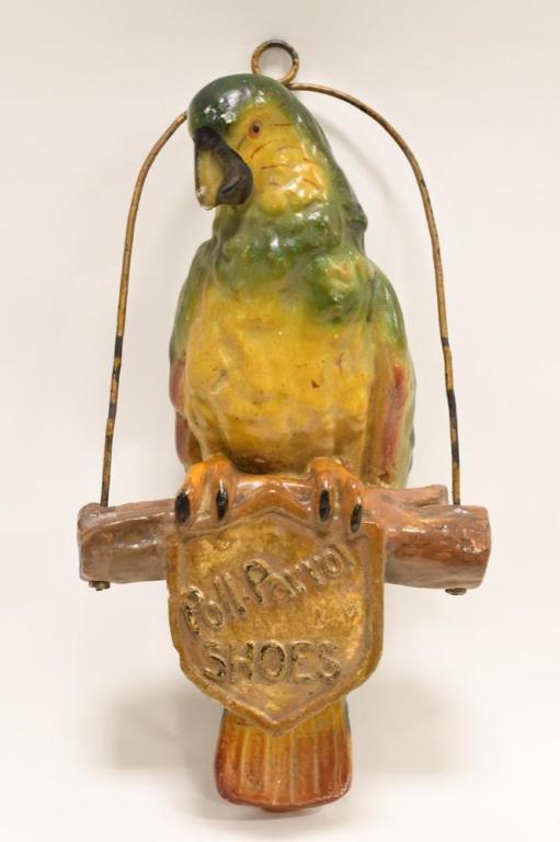 Vintage Chalkware Poll-Parrot Shoes Adv Display (1 of 8)