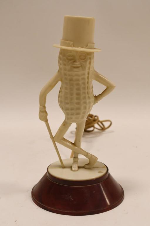 Vintage Planters Peanuts Mr. Peanut Lamp Coin Bank (1 of 8)
