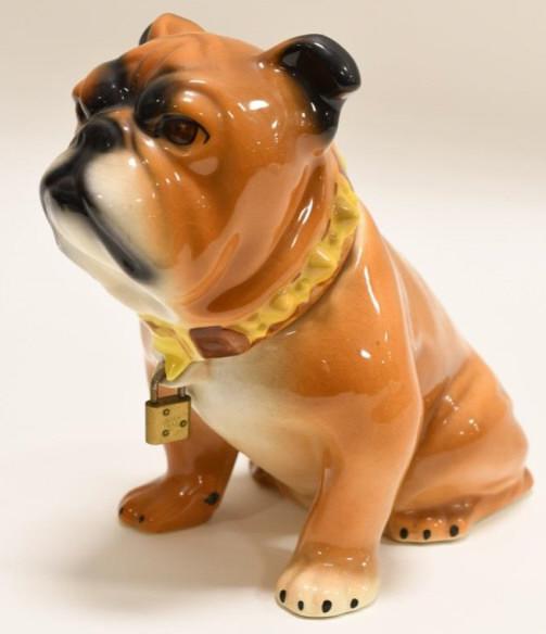 Vintage Mack Trucks Bulldog Promo Ceramic Bank