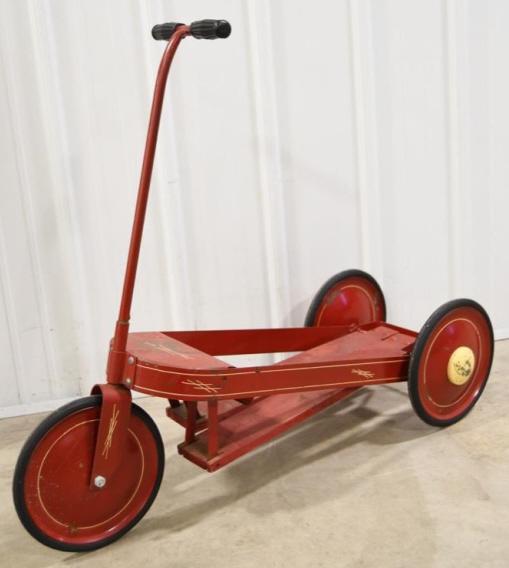Vintage 3 Wheeled Scoot-O-Cycle Stand Up Hand Car (1 of 6)