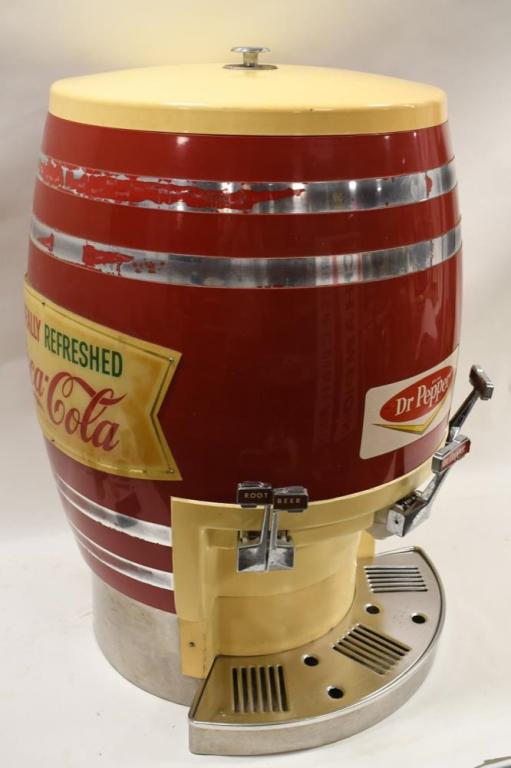 Vintage Multiplex Coca-Cola Dispenser Barrel (1 of 12)