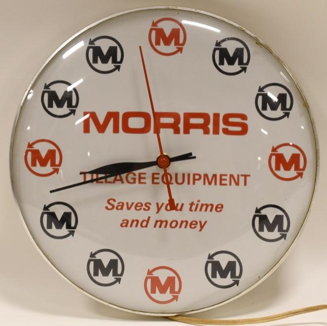 Vintage Morris Tillage Advertising Clock (1 of 5)