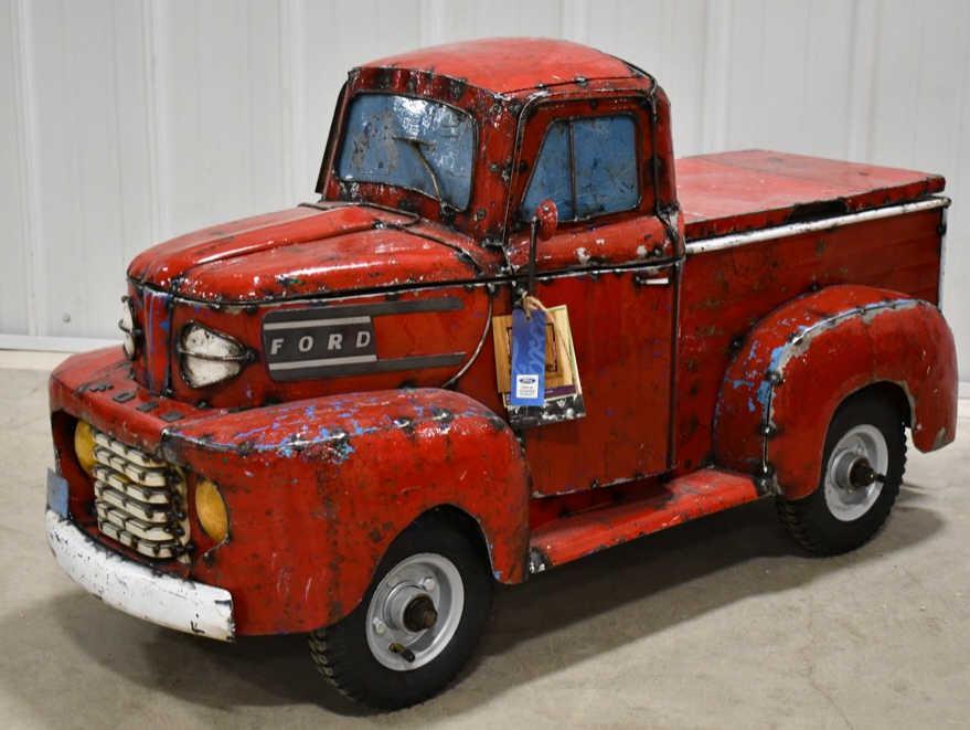 Large Rustic Upcycled Ford Pick Up Truck Cooler (1 of 6)