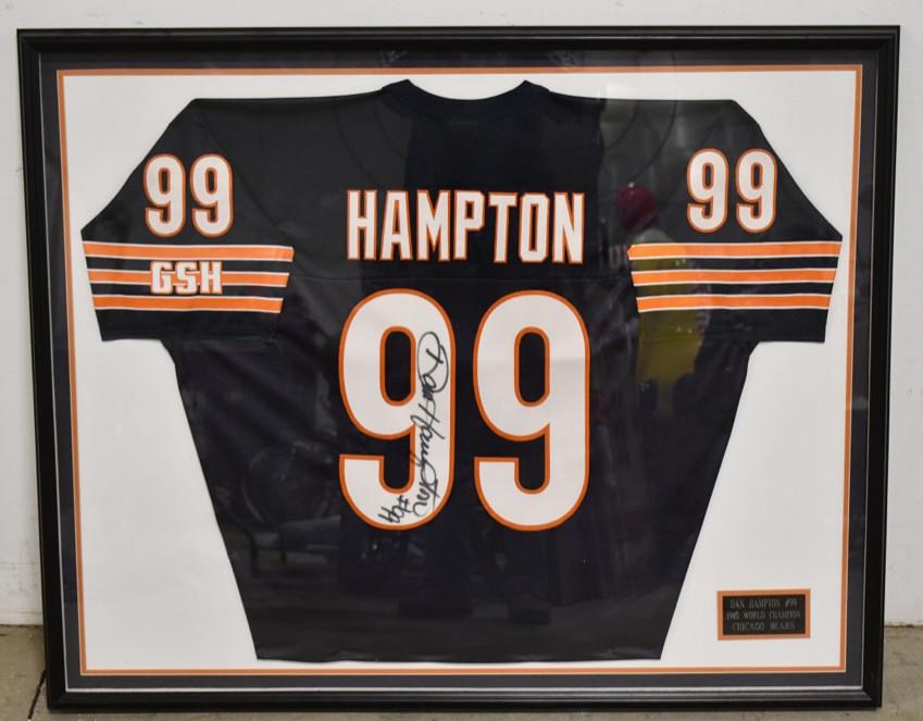 dan hampton signed jersey