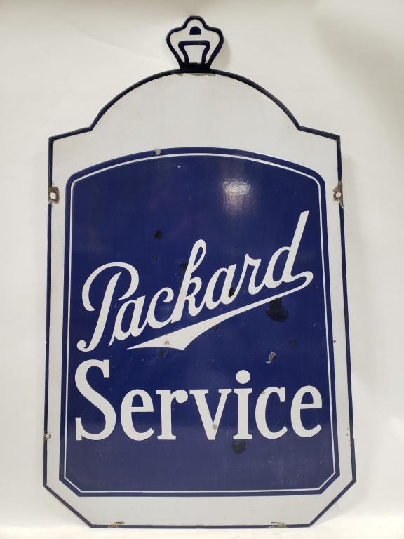 Early DSP Packard Service Dealership Adv Sign (1 of 8)