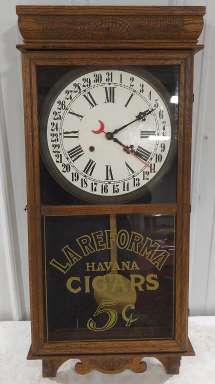 La Reforma Havana Cigars Country Store Adv. Clock (1 of 7)