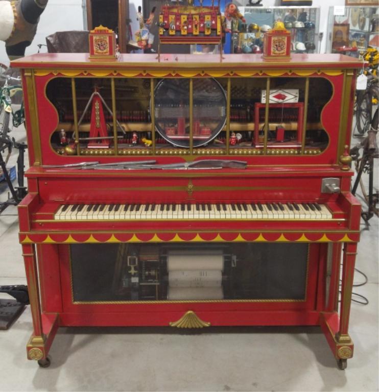 Vintage Coin Op Nickelodeon Player Piano Circus (1 of 9)