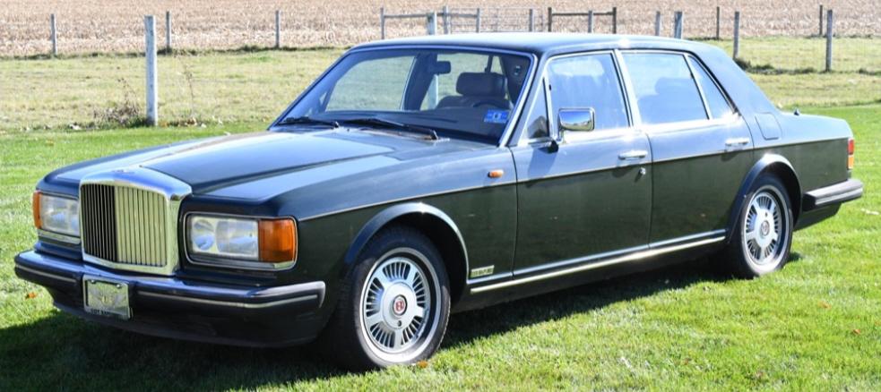 1988 Bentley Eight: From the Eckenrod Collection is this 1988 Bentley Eight. This hand built Bentley is just 1 of 1,736 produced from 1984 to 1992. Powered by a Rolls Royce V8 and an automatic transmission. Car is runnin