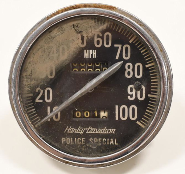 Hd Panhead Shovelhead Police Special Speedometer