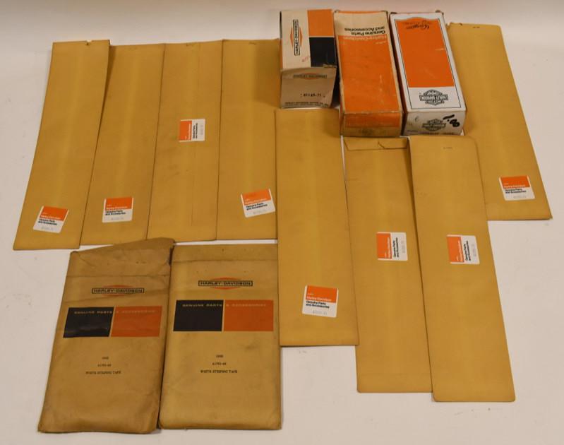 Lot Of 1970s & 80s Harley-Davidson Decals & More: Large lot of 1970 & 1980s Harley-Davidson decals and more. Items are new old stock in original packaging.