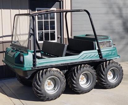 Max IV 6 Wheel ATV: This like new one owner Max-IV 6 wheel ATV runs and operates like new. Has only 34 total hours. Go anywhere with this unique ATV.