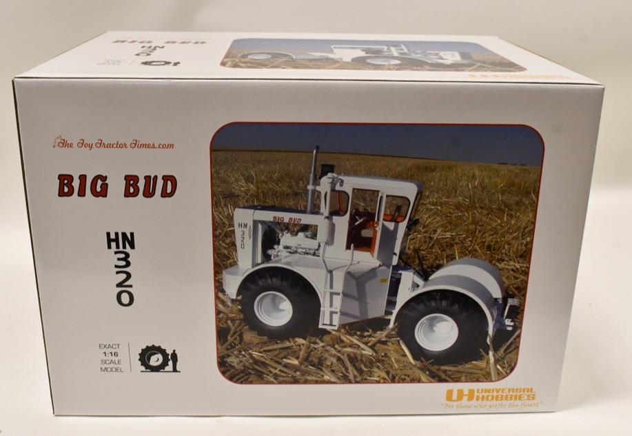1/16 Universal Hobbies Big Bud HN320 Tractor: 1/16 scale Universal Hobbies Big Bud HN320 tractor. Nice condition new in the box. Comes with the shipping box.