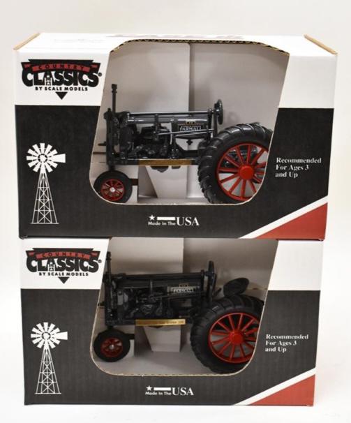 (2) 1/16 Scale Models Farmall F-12 Tractors: (2) 1/16 Scale Models McCormick-Deering Farmall F-12 tractors. Scale Models open house November 2000. Nice condition in the boxes