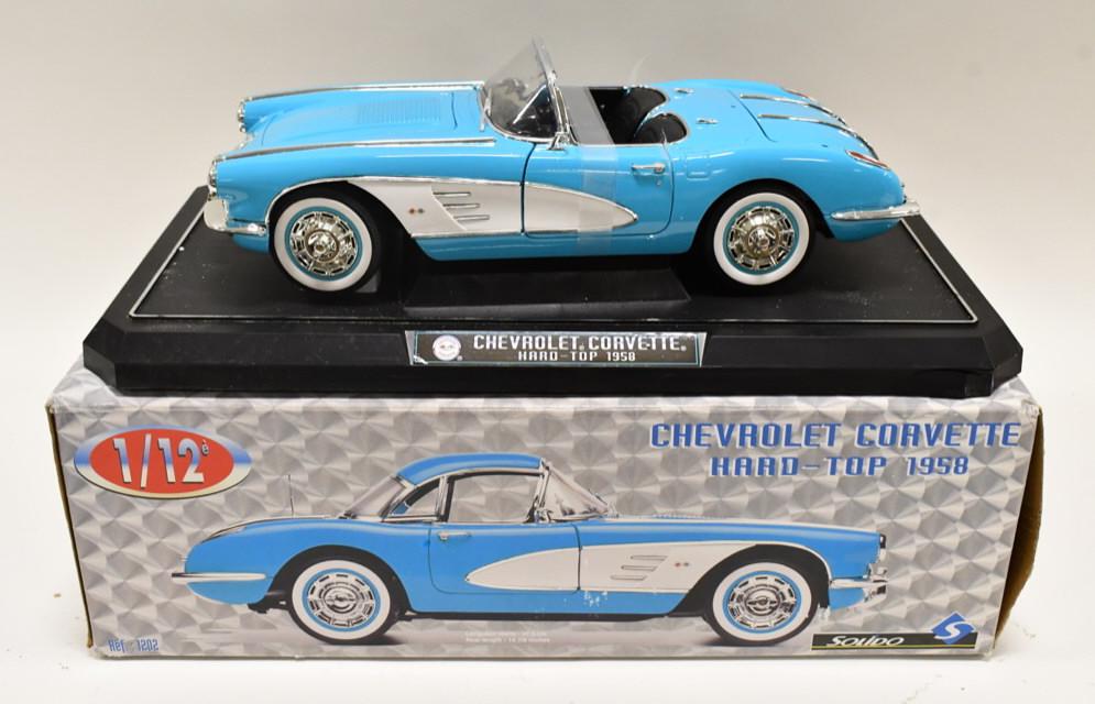 LJ217 MIRA by SOLIDO 8082 1/18 Chevrolet Corvette convertible cabriolet 1953