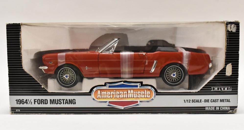 ERTL American Muscle 1/18 - Ford Mustang Convertible 1965 Bleue - Collection限量