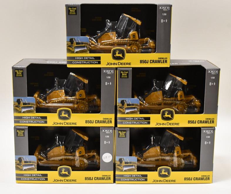(5) 1/50 Ertl John Deere 850J Crawlers (1 of 4)