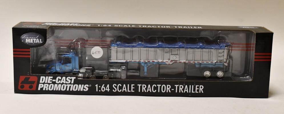 1/64 DCP Klink Trucking Volvo w/ East Dump Trailer: 1/64 DCP Klink Trucking Inc. Volvo daycab with East dump trailer. Nice condition in the box. Item no. 32725