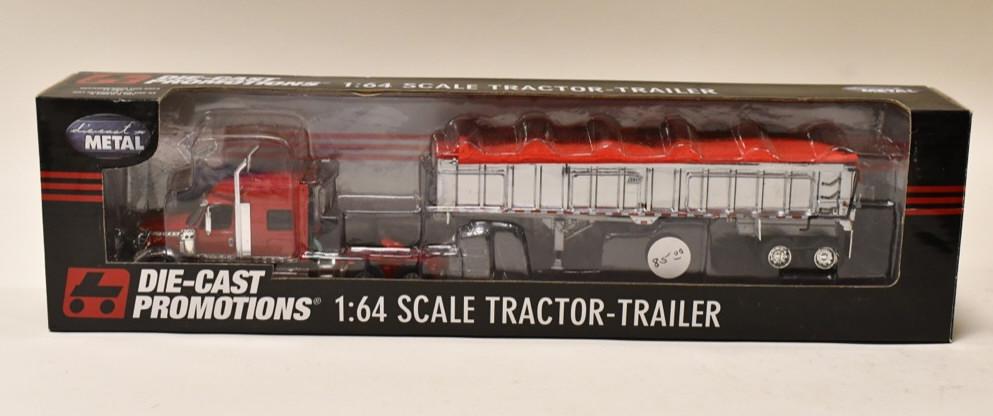 1/64 DCP International w/ MAC Coal Dump Trailer: 1/64 DCP International Lonestar with MAC coal dump trailer. Nice condition in the box. Item no. 32548