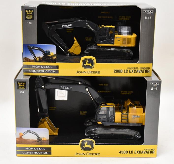 1/50 Ertl John Deere 450D & 200D Excavators (1 of 5)