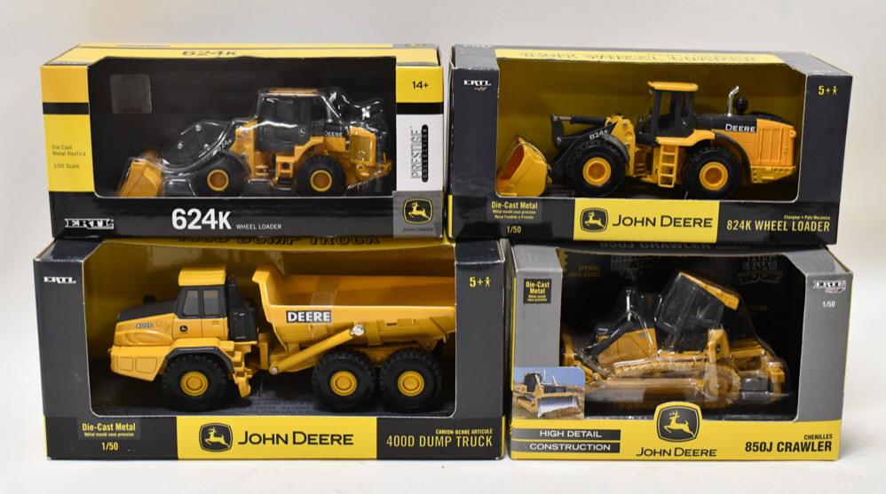 1/50 Ertl John Deere Dump Truck, Loaders & Crawler (1 of 7)