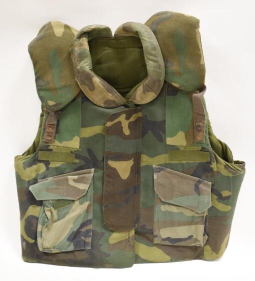 camo flak jacket
