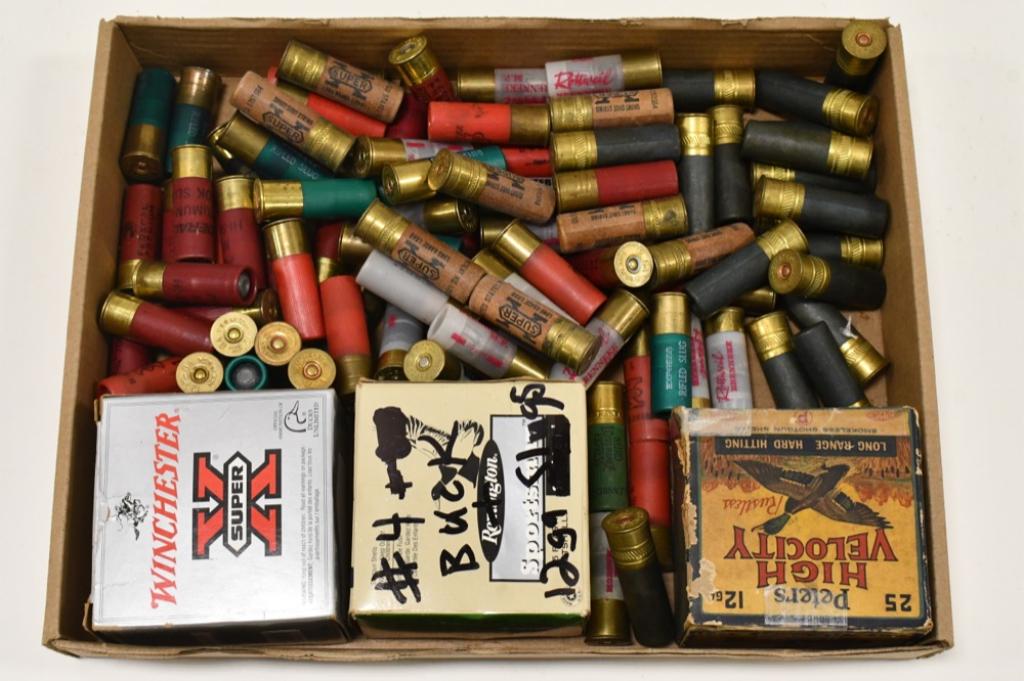 Approx. 150 Rounds Of Mixed 12 Gauge Shotshells: Nice mix of slugs, BB, paper hulls, and more.