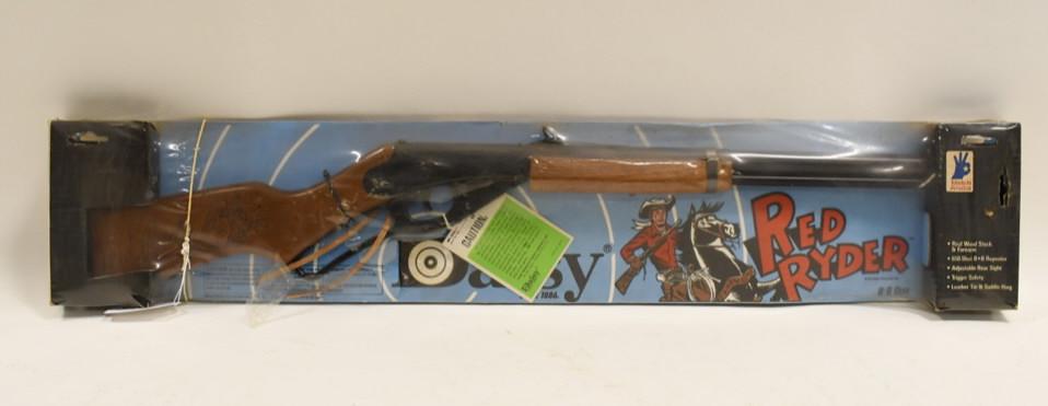 1984 Daisy Red Ryder BB Gun New In Package: 1984 Daisy Red Ryder Lever Action BB Gun Model 1938. New in the original package, shrink wrapped.