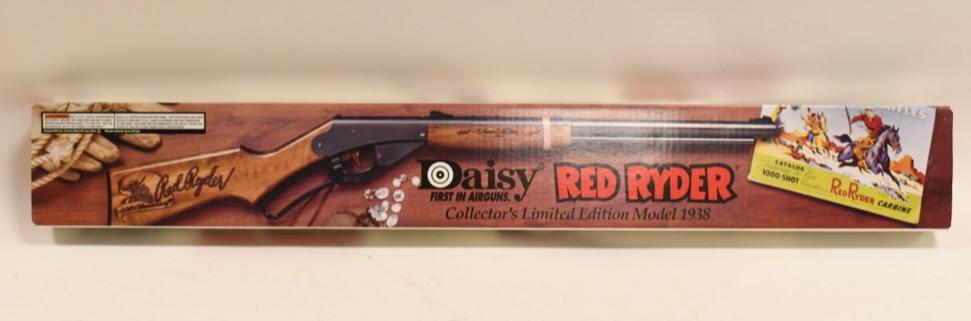 1998 Daisy Red Ryder Collectors Ltd Ed BB Gun NIB: 1998 Daisy Red Ryder Collectors Limited Edition Lever Action BB Gun Model 1938. New in the original sealed box with outer shipper box. Only 3898 made.
