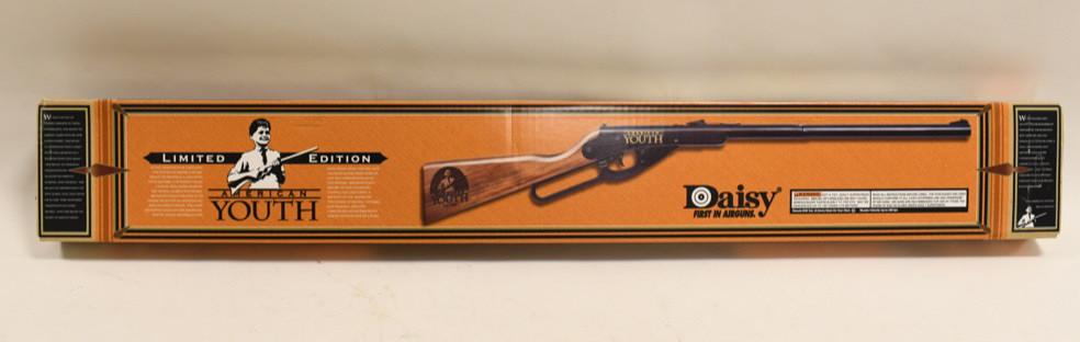 LE Daisy American Youth BB Gun New In Sealed Box: 1998 Limited Edition Daisy American Youth Model 111-B Lever Action BB Gun. New in the original box sealed box with outer shipper box.