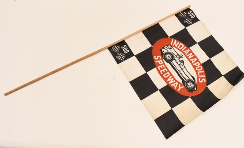 Vintage Indianapolis 500 Speedway Checkered Flag (1 of 10)