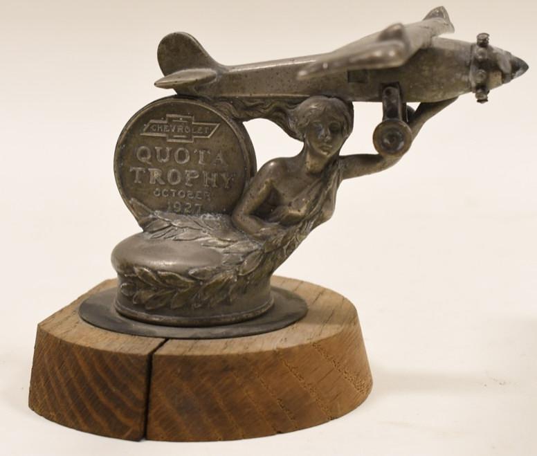 1927 Chevrolet Quota Trophy Mascot Hood Ornament (1 of 9)