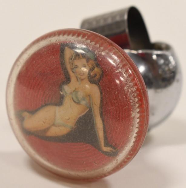 Vintage Pin-Up Girl Brodie / Suicide Knob (1 of 5)