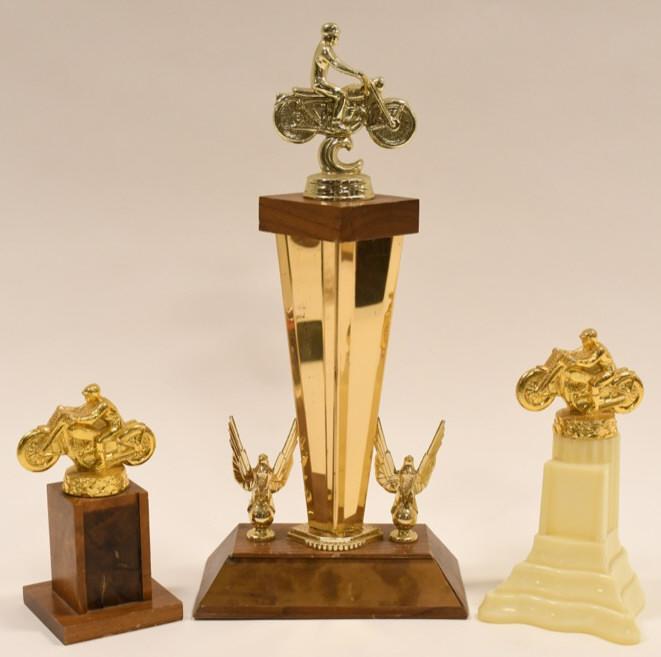 (3) 1950s / 1960s Motorcycle Racing Trophies (1 of 7)