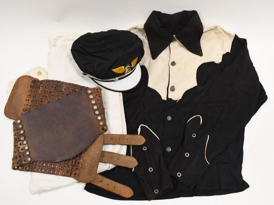 1950s Motorcycle Uniform w/ Buco Captain's Hat (1 of 20)