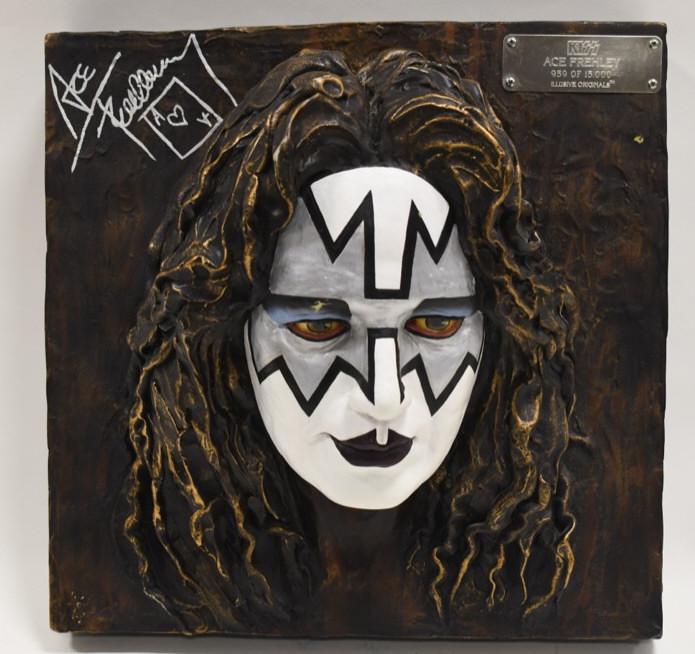 Kiss LE Ace Frehley Relief  Wall Sculpture (1 of 9)